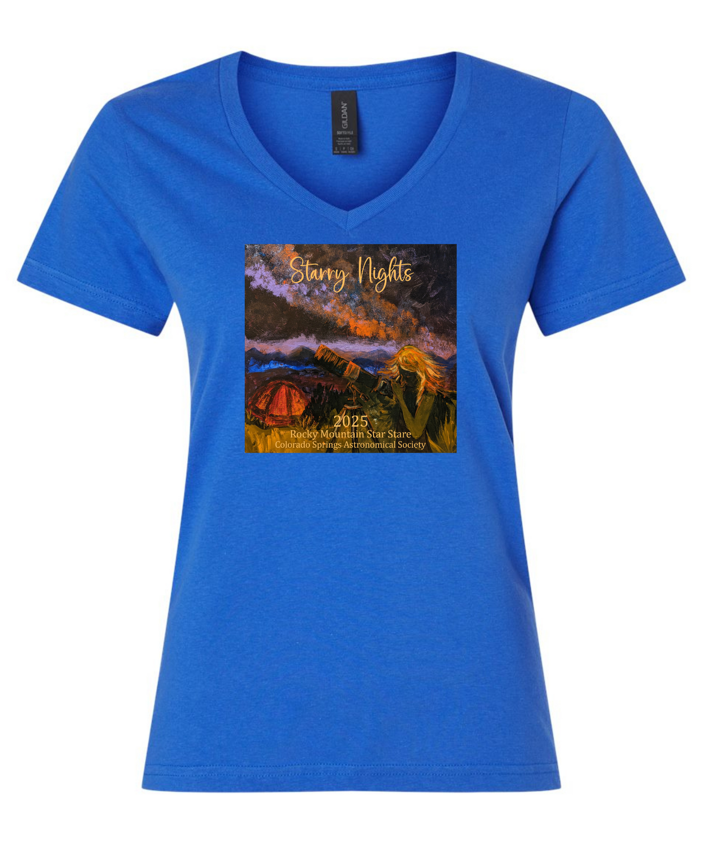 RMSS 2025 Ladies V-neck Softstyle T-shirt