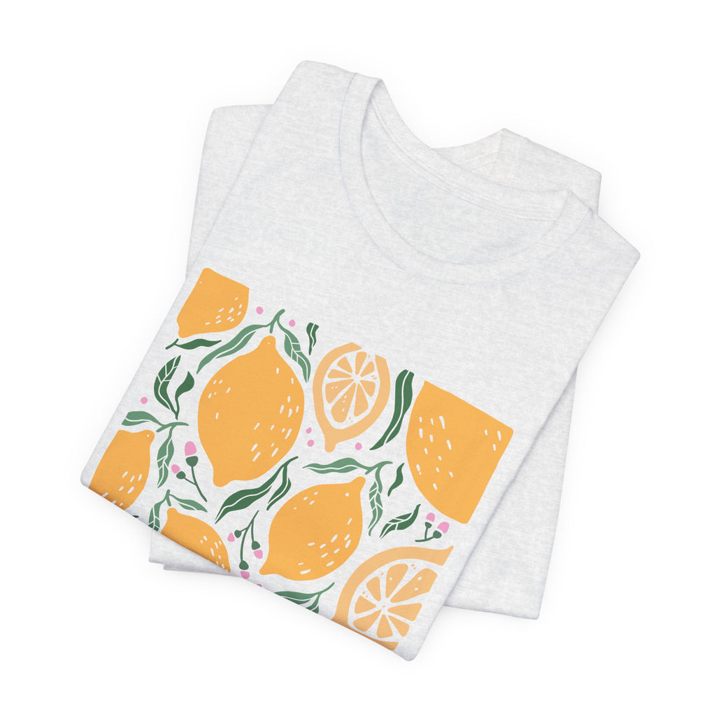Lemons illustration T-Shirt | 'Without the Sour' citrus design