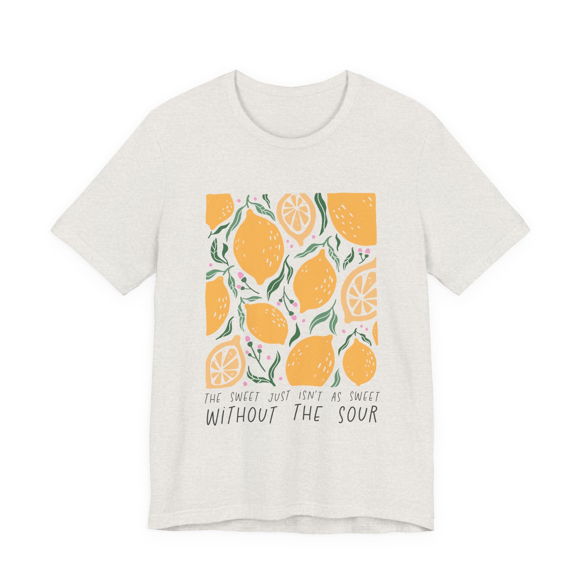 Lemons illustration T-Shirt | 'Without the Sour' citrus design