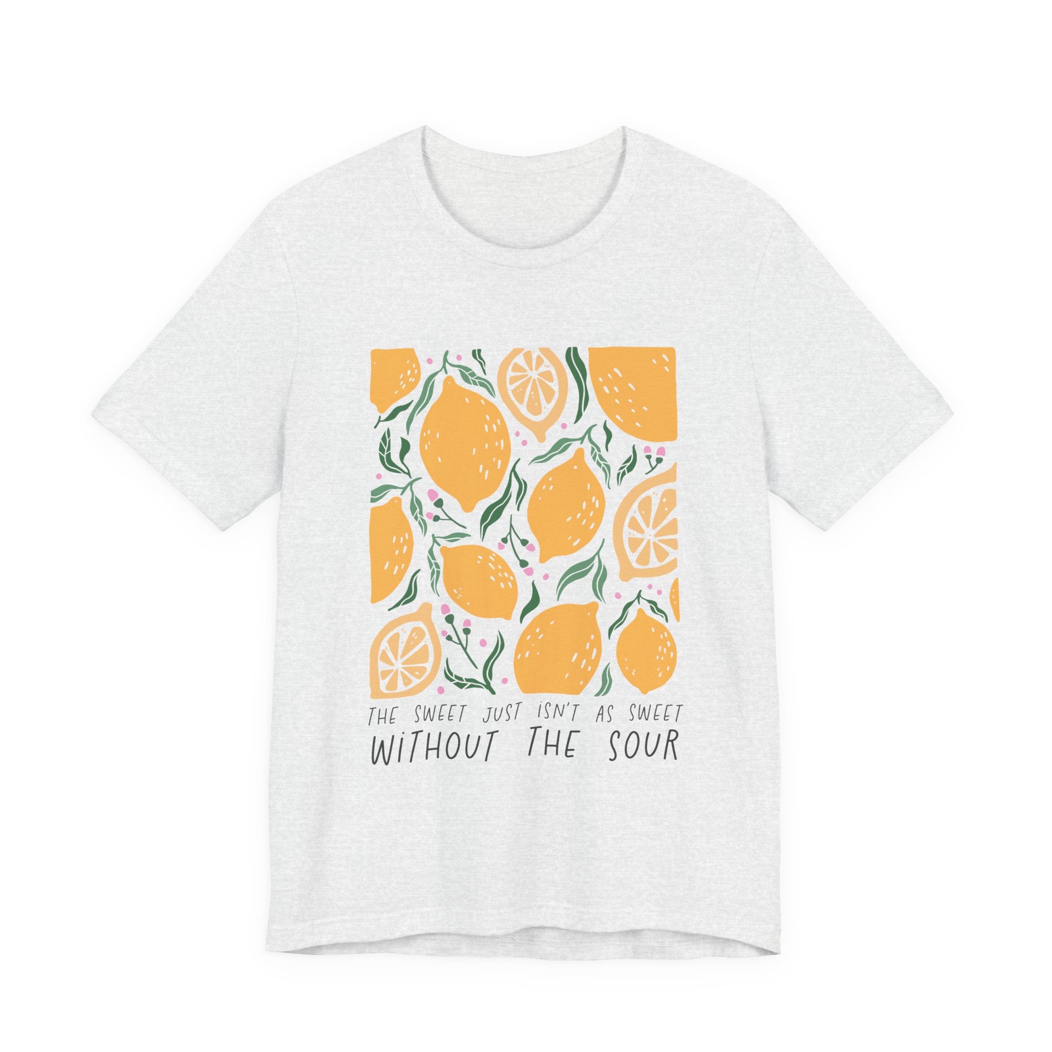 Lemons illustration T-Shirt | 'Without the Sour' citrus design