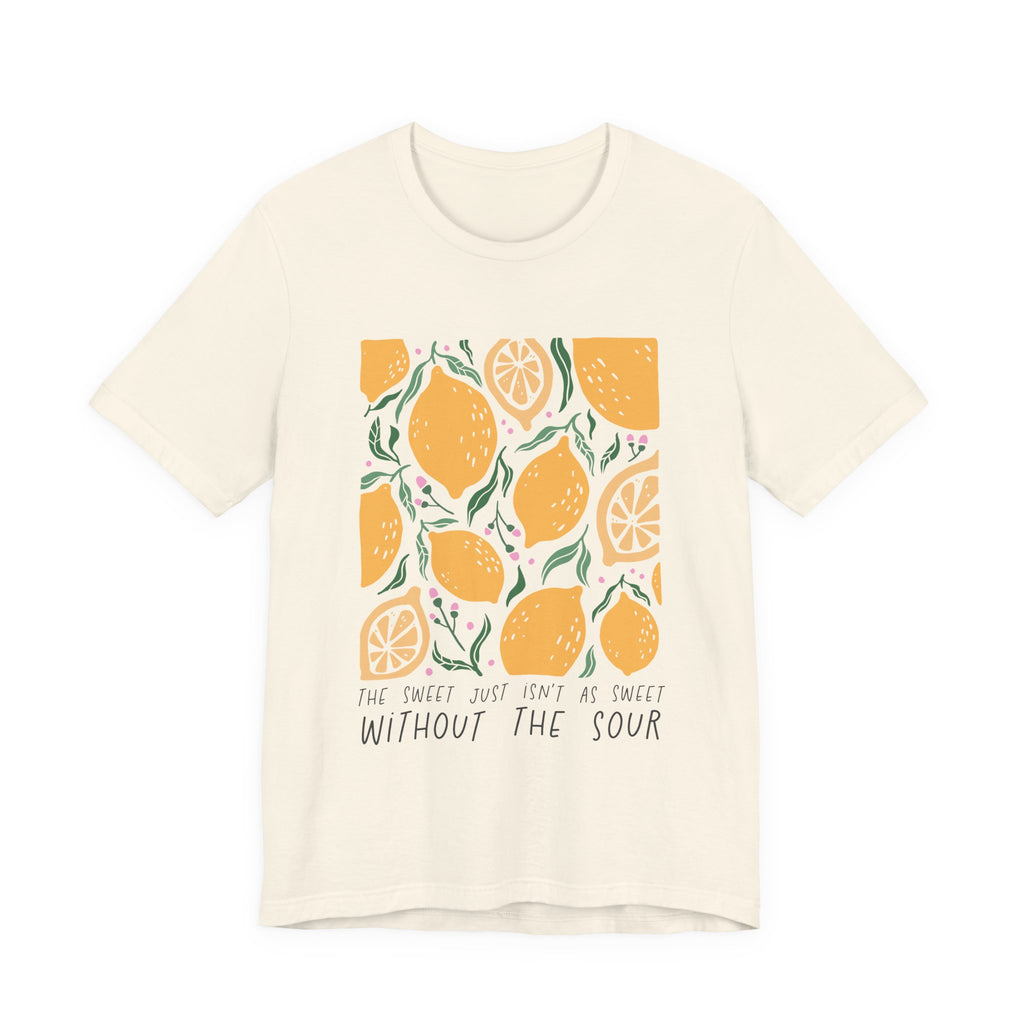 Lemons illustration T-Shirt | 'Without the Sour' citrus design