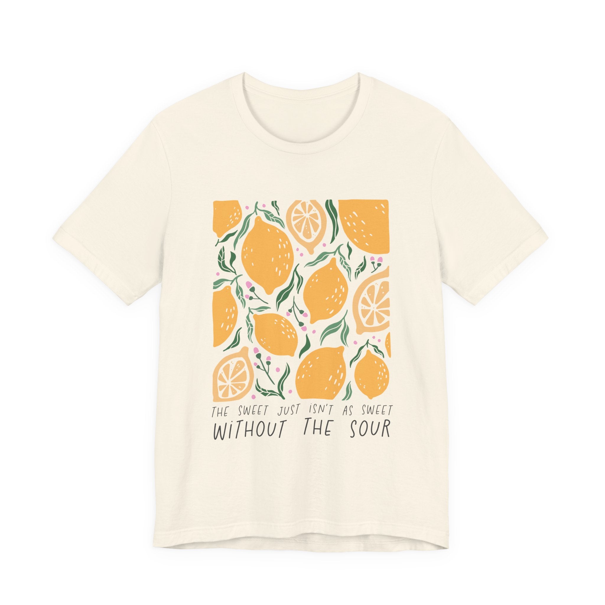 Lemons illustration T-Shirt | 'Without the Sour' citrus design