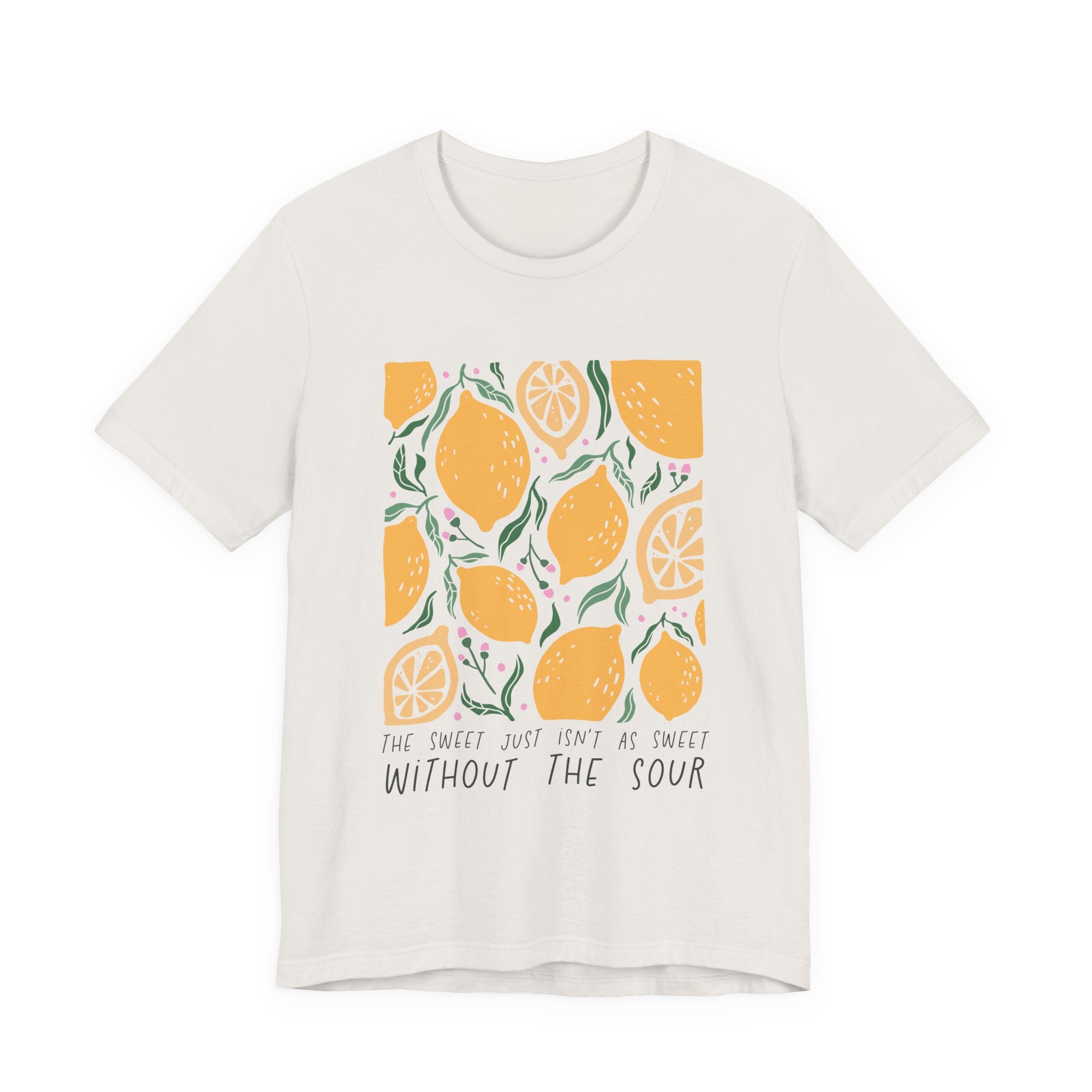 Lemons illustration T-Shirt | 'Without the Sour' citrus design