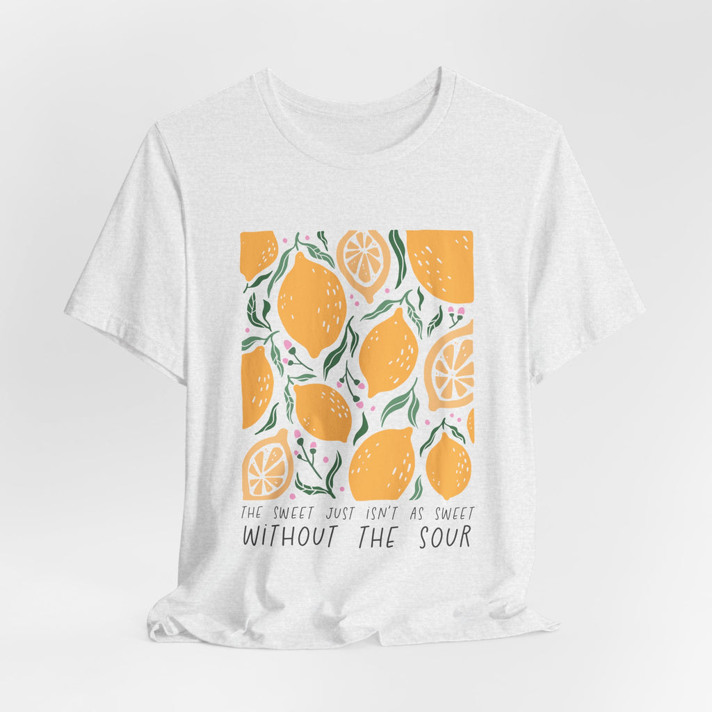 Lemons illustration T-Shirt | 'Without the Sour' citrus design