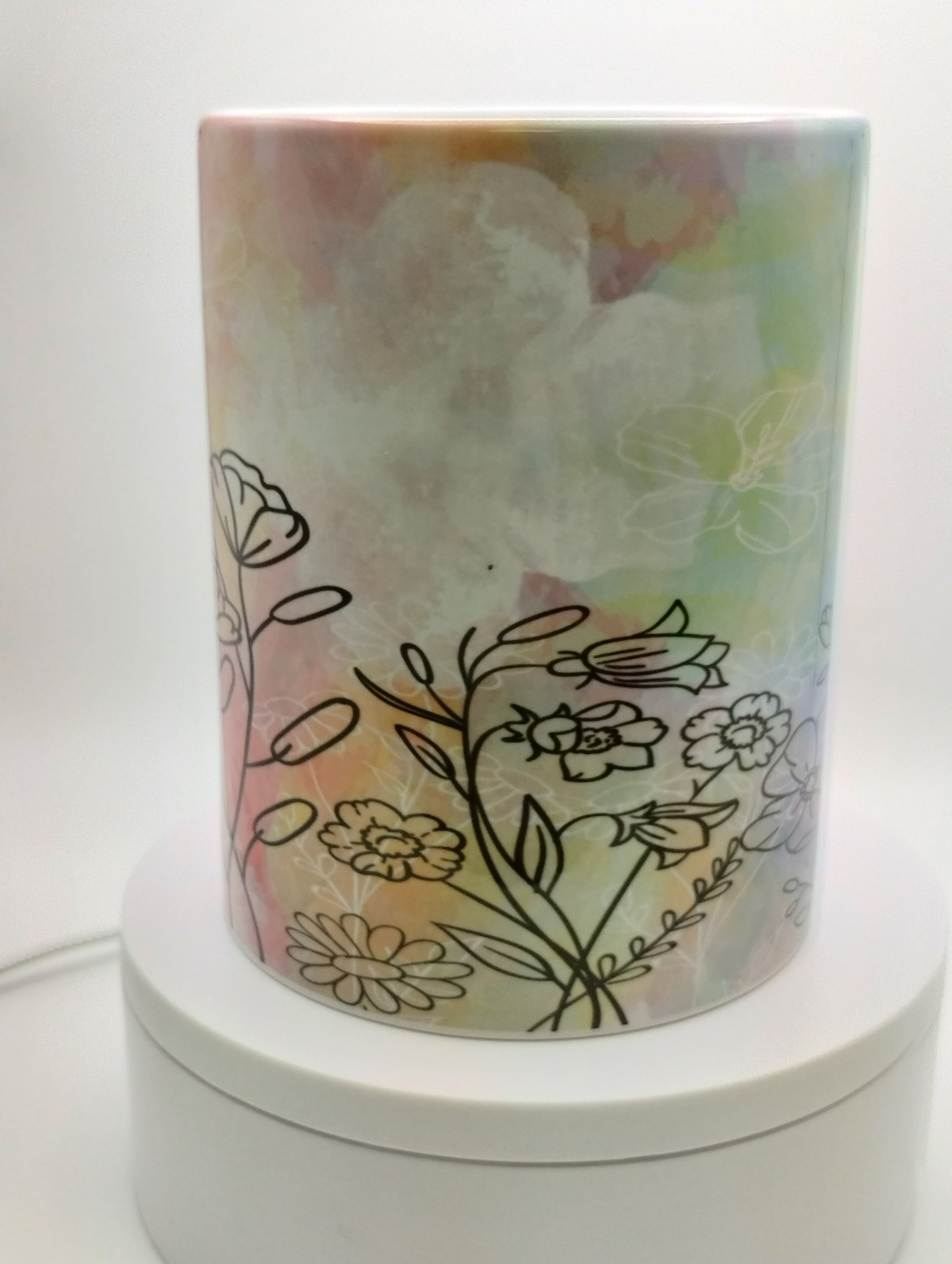 Watercolor mug
